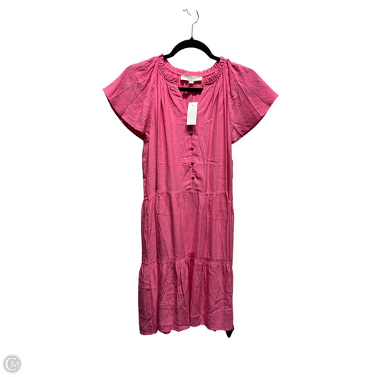 Dress Casual Short By Loft In Pink, Size: M