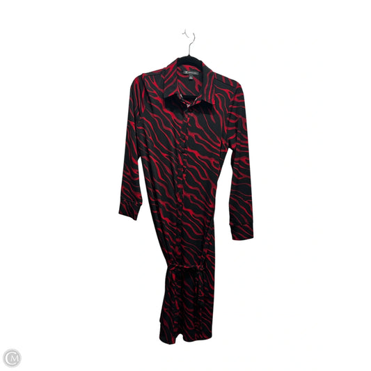 Dress Work By Inc In Black & Red, Size: M