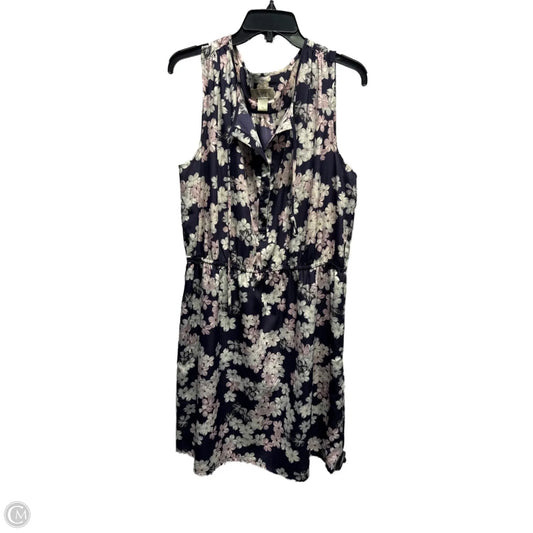 Dress Casual Short By Loft In Blue & Pink, Size: Xl