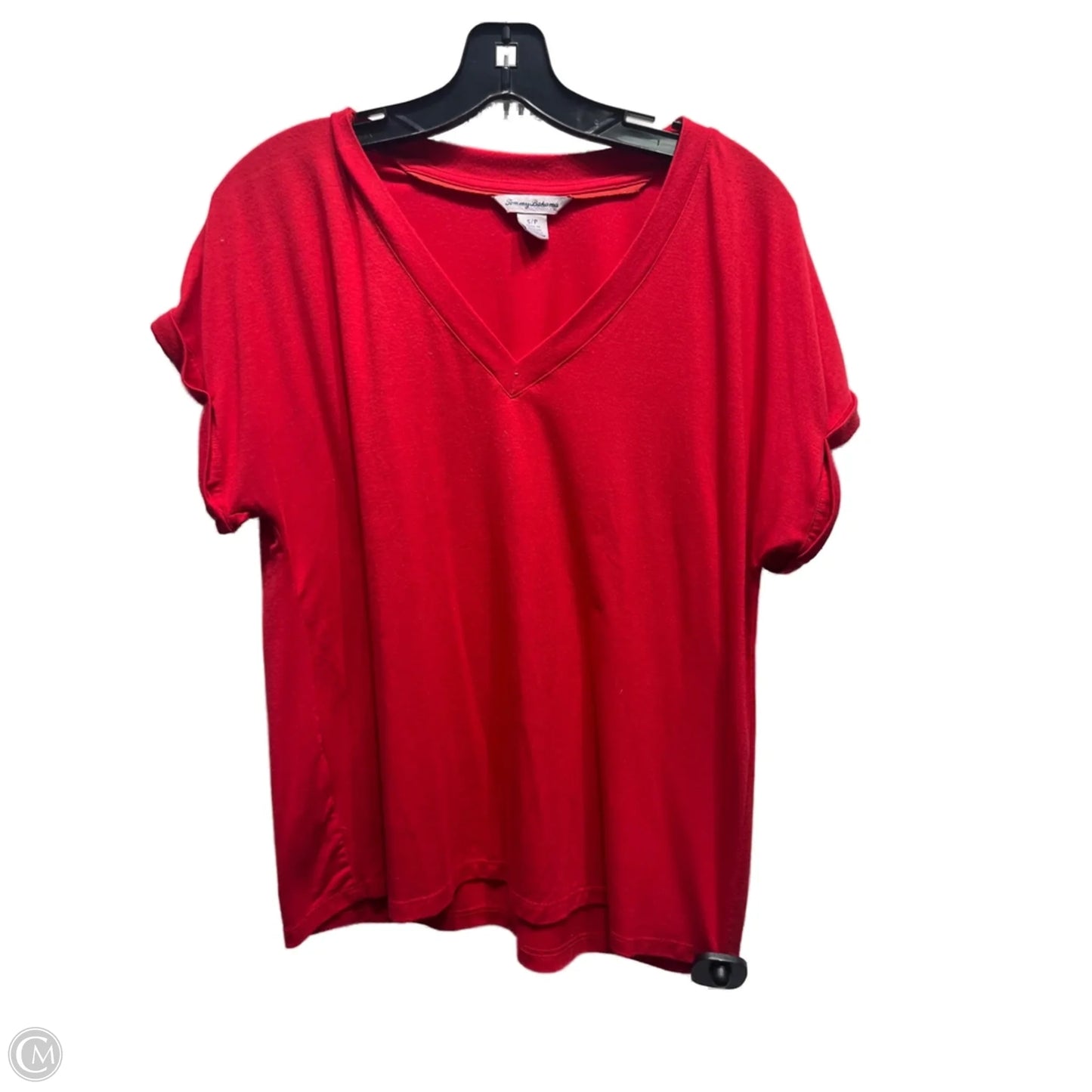 Top Short Sleeve By Tommy Bahama In Red, Size: S
