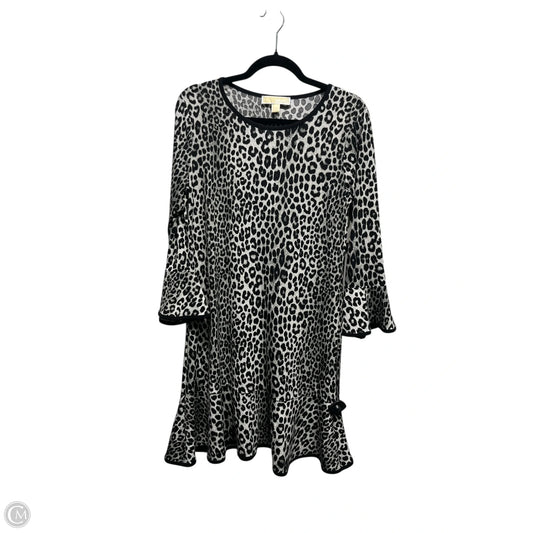 Dress Work By Michael By Michael Kors In Black & Grey, Size: M