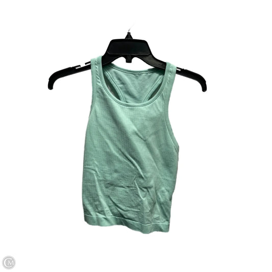 Athletic Tank Top By Lululemon In Green, Size: M