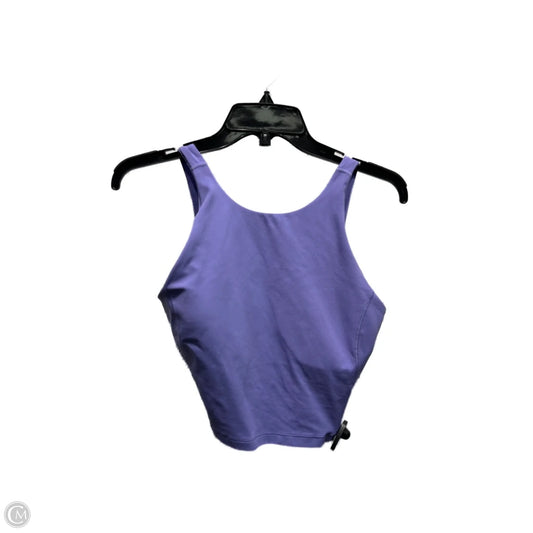 Athletic Top Short Sleeve By Lululemon In Purple, Size: 8