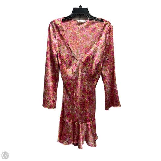 Dress Casual Short By Zara In Pink, Size: M