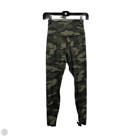 Athletic Leggings By Lululemon In Green, Size: 4