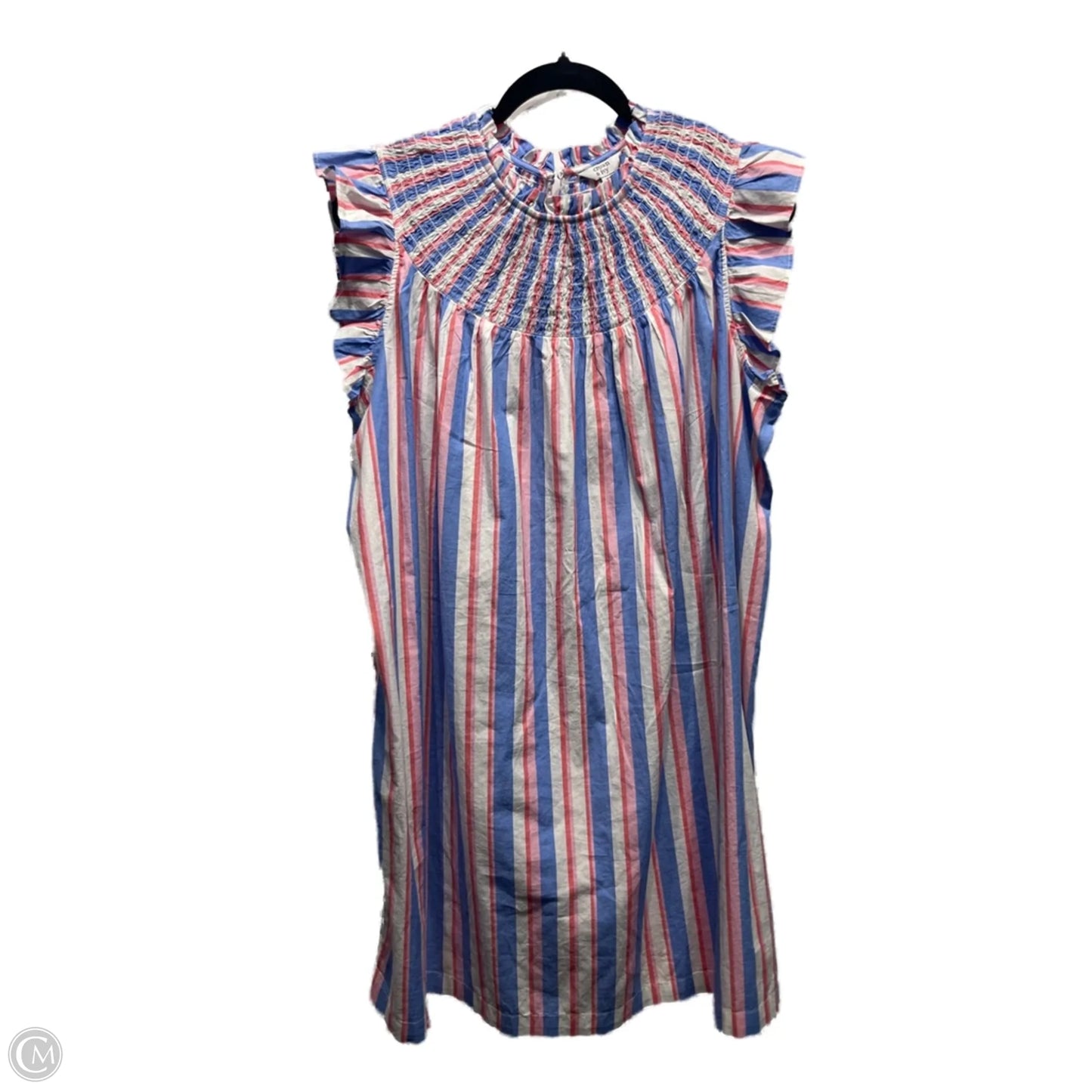 Dress Casual Short By Crown And Ivy In Blue & Pink, Size: Xl