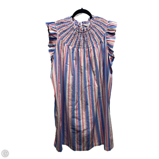 Dress Casual Short By Crown And Ivy In Blue & Pink, Size: Xl
