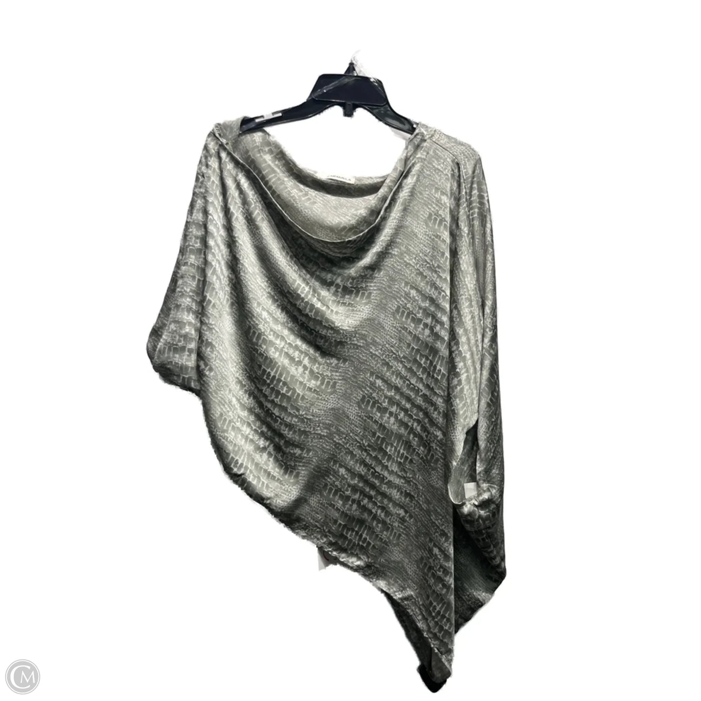 Top Short Sleeve By CARAMELA In Grey, Size: L