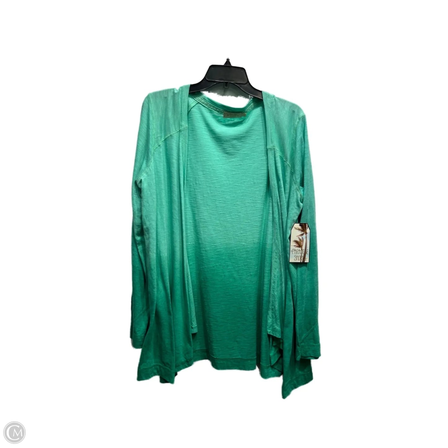 Cardigan By PARADISE SHORES In Green, Size: L