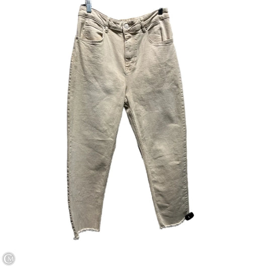 Jeans Straight By Ted Baker In Beige, Size: 12