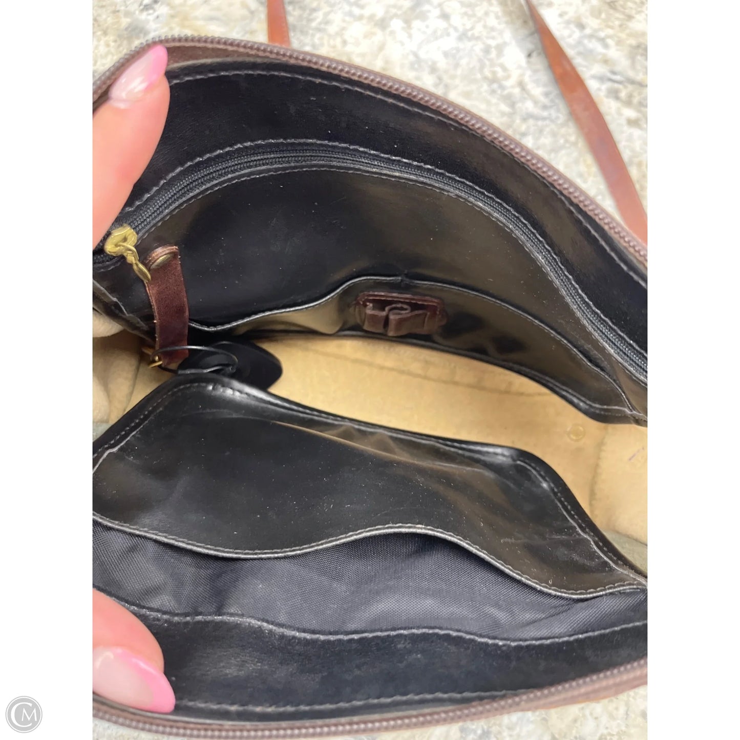 Crossbody Designer By Brahmin, Size: Medium