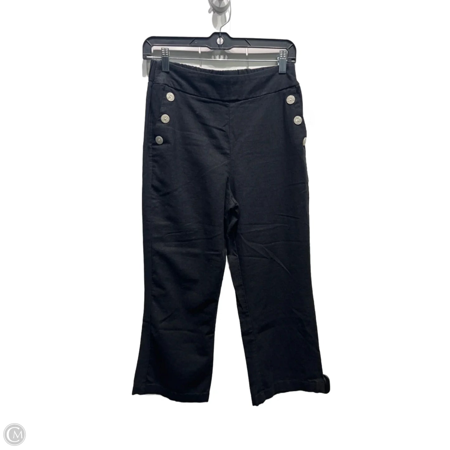 Pants Linen By Nicole By Nicole Miller In Black, Size: S