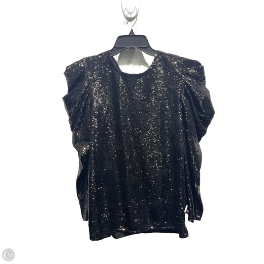Top Long Sleeve By Something Navy In Black, Size: M