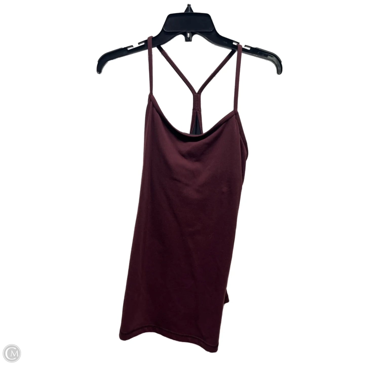 Athletic Tank Top By Lululemon In Maroon, Size: M