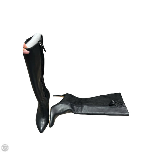 Boots Knee Heels By White House Black Market In Black, Size: 6
