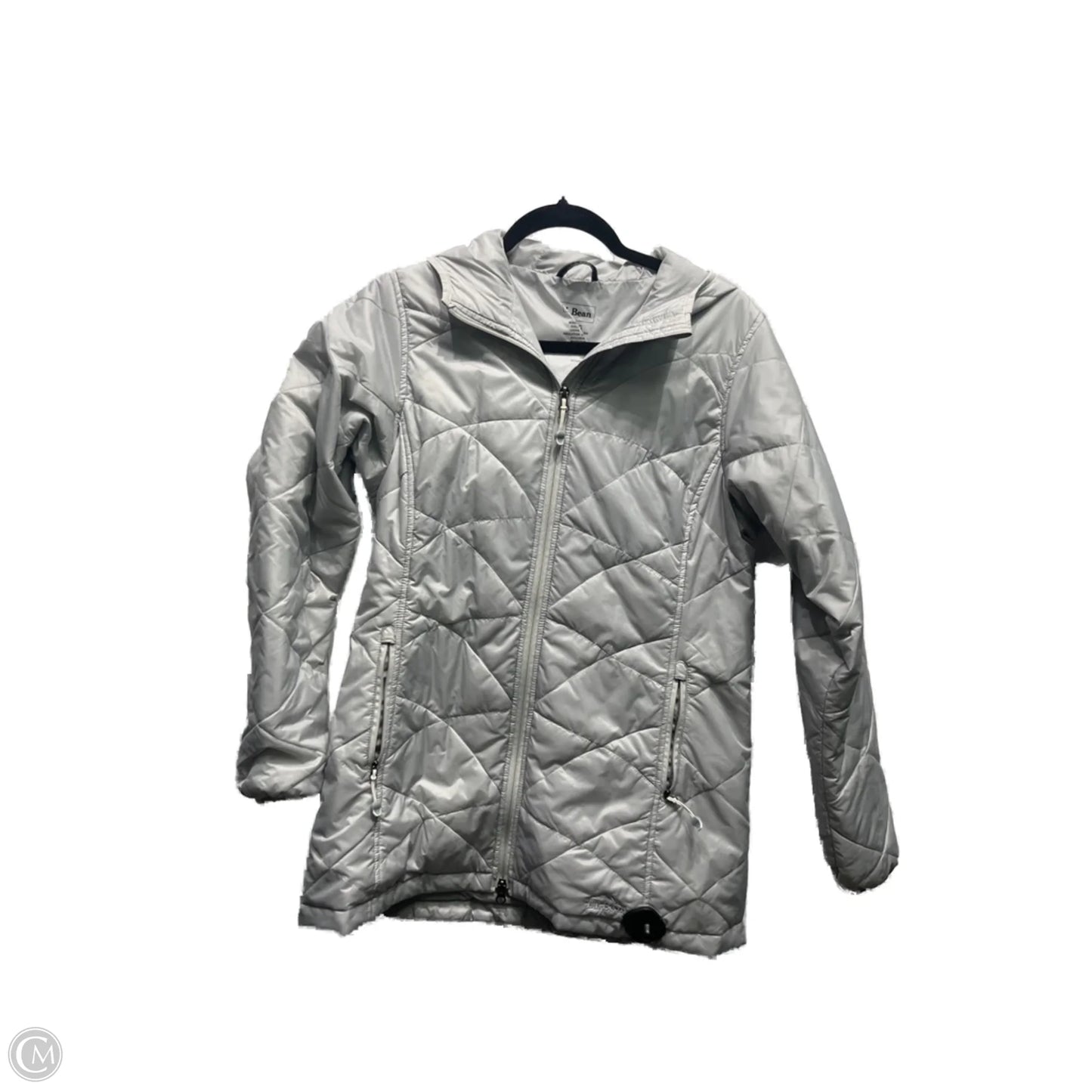 Jacket Puffer & Quilted By L.l. Bean In Grey, Size: M