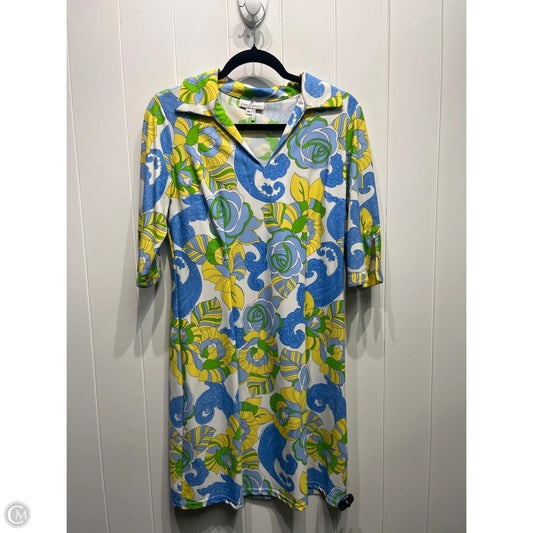 Dress Work By Jude Connally In Blue & Green, Size: M