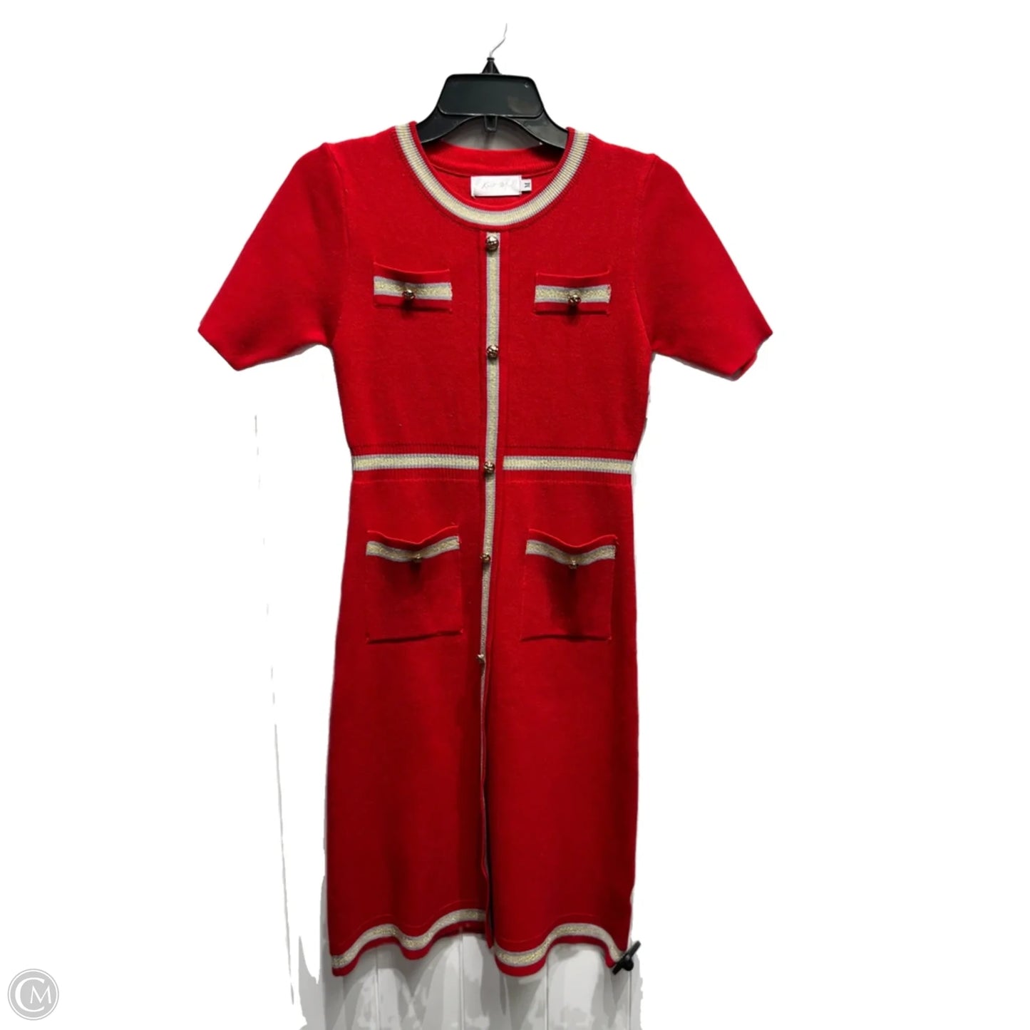 Dress Work By Clothes Mentor In Red, Size: M