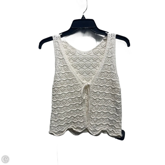 Vest Other By Willow & Root In Cream, Size: Xs