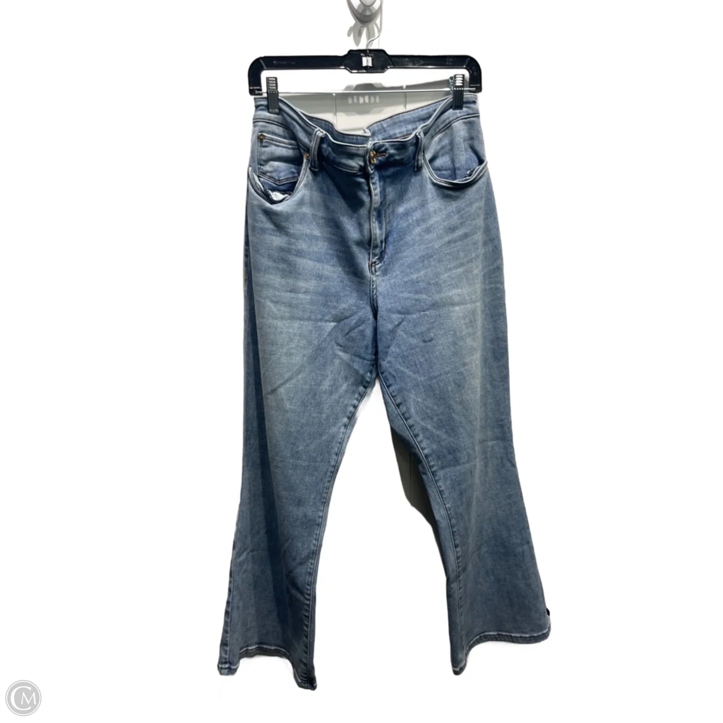 Jeans Flared By Sts Blue In Blue Denim, Size: 14