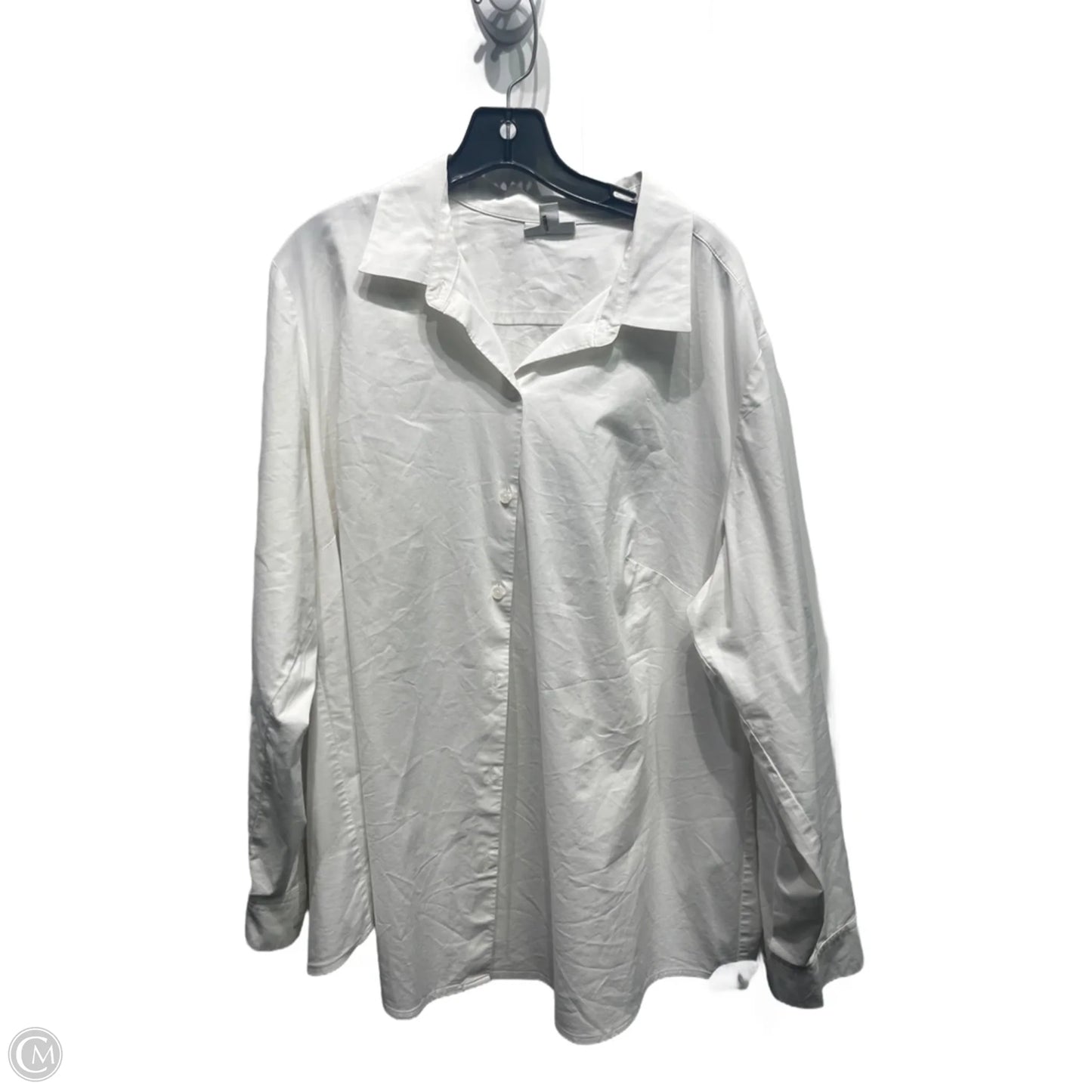 Top Long Sleeve By J. Jill In White, Size: Xl