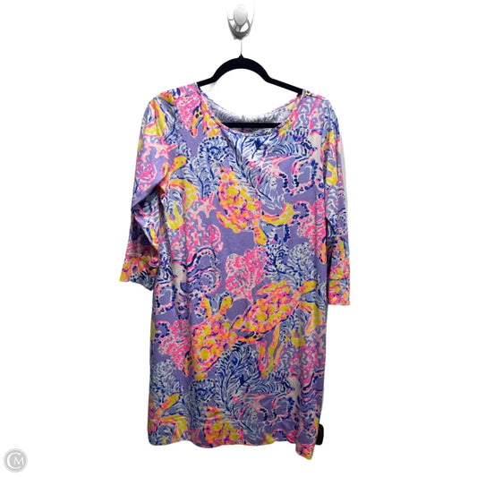 Dress Designer By Lilly Pulitzer In Pink & Purple, Size: M