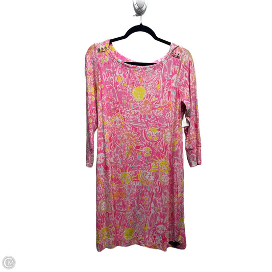 Dress Designer By Lilly Pulitzer In Pink, Size: L