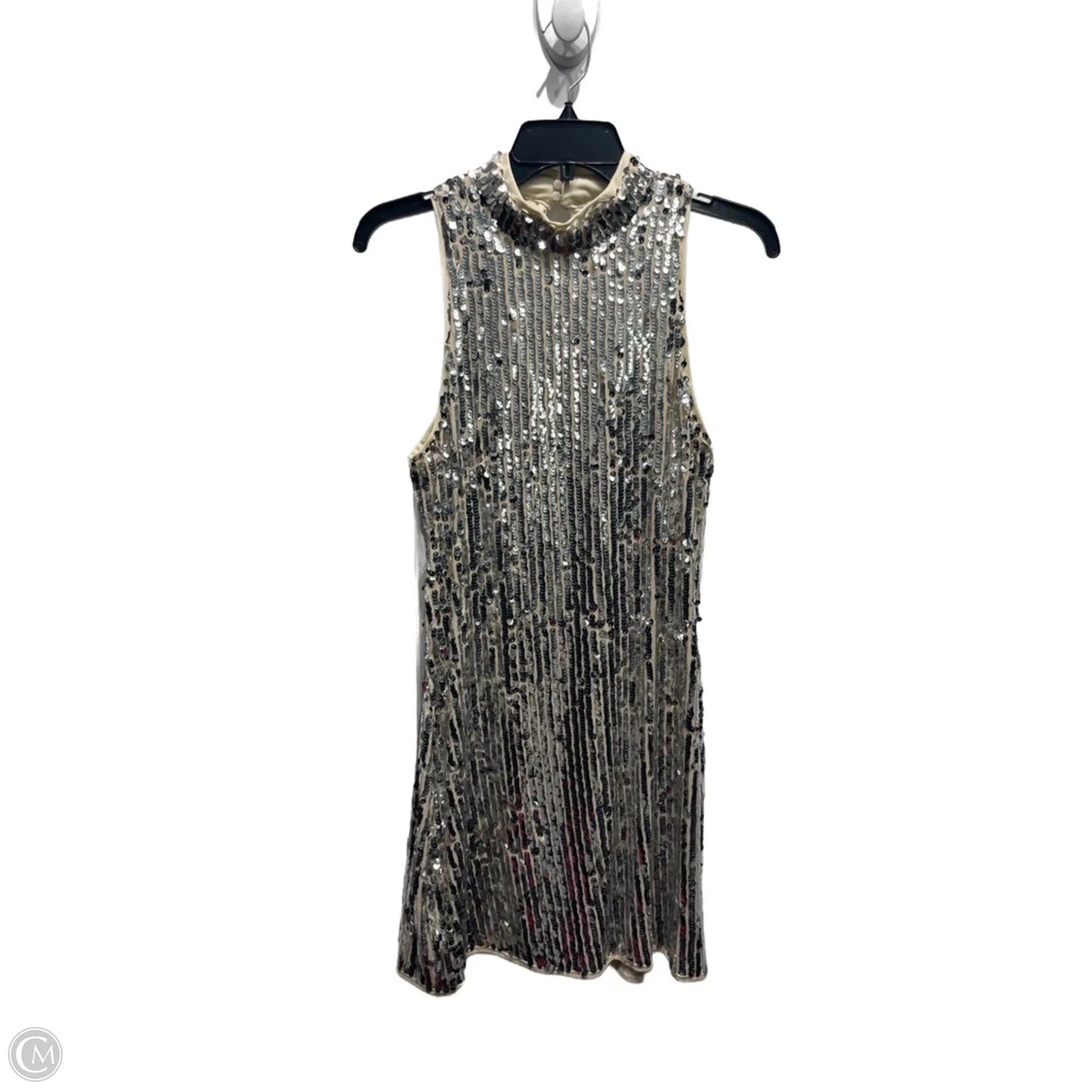 Dress Party Short By Do + Be In Silver, Size: M
