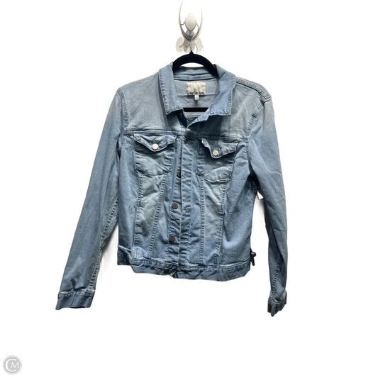 Jacket Denim By Calvin Klein In Blue Denim, Size: L