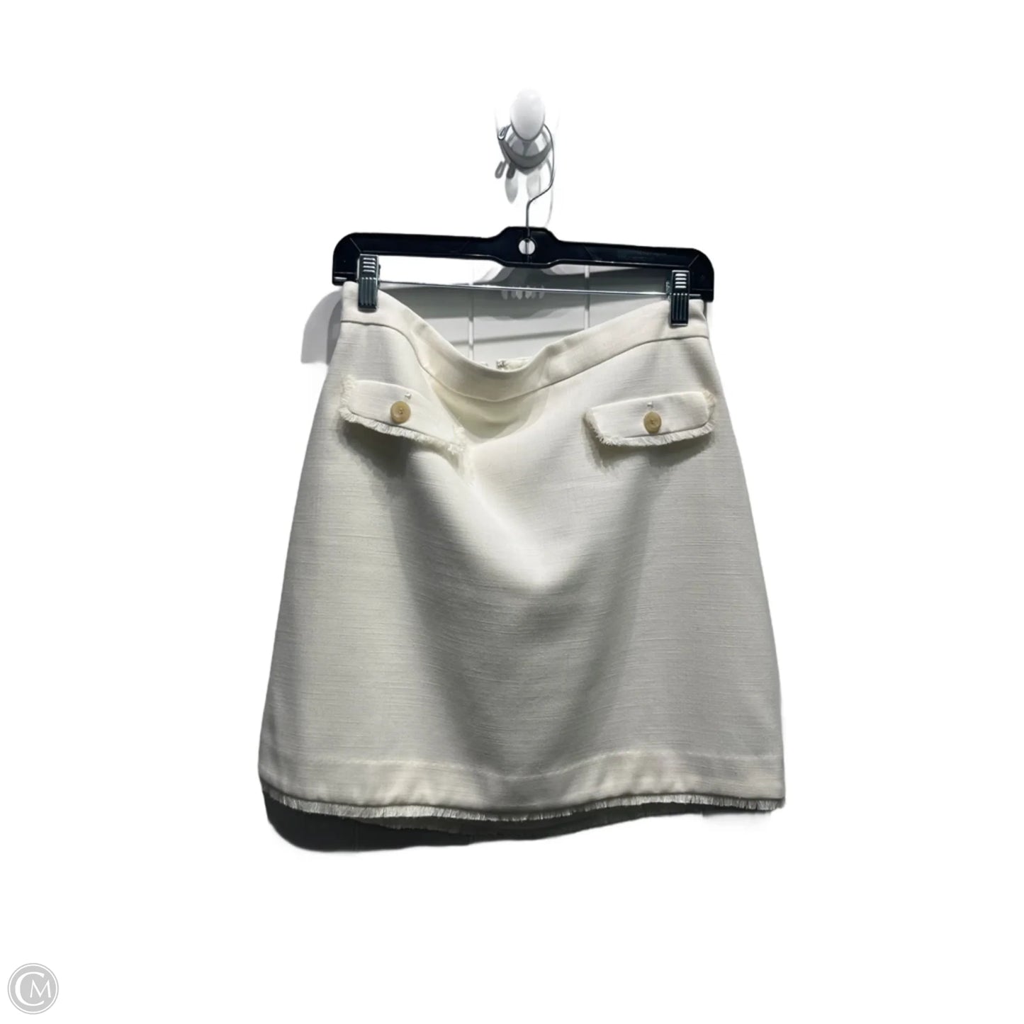 Skirt Mini & Short By Ann Taylor In Cream, Size: 8p