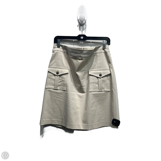 Skirt Mini & Short By White House Black Market In Cream, Size: 6