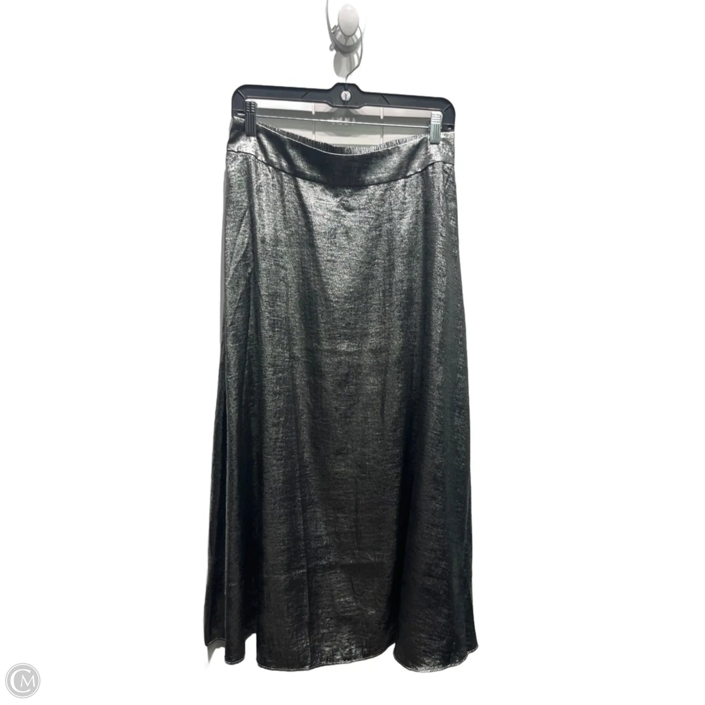 Skirt Maxi By Chicos In Silver, Size: 8