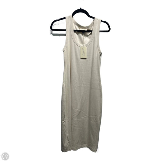 Dress Casual Midi By Universal Thread In Cream, Size: M