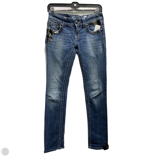 Jeans Straight By Miss Me In Blue Denim, Size: 2