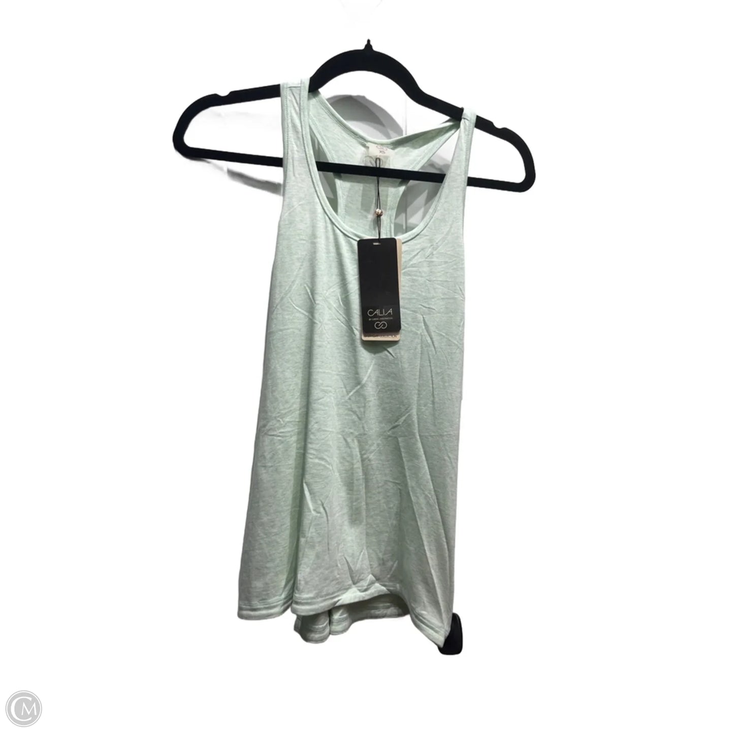 Athletic Tank Top By Calia In Green, Size: Xs
