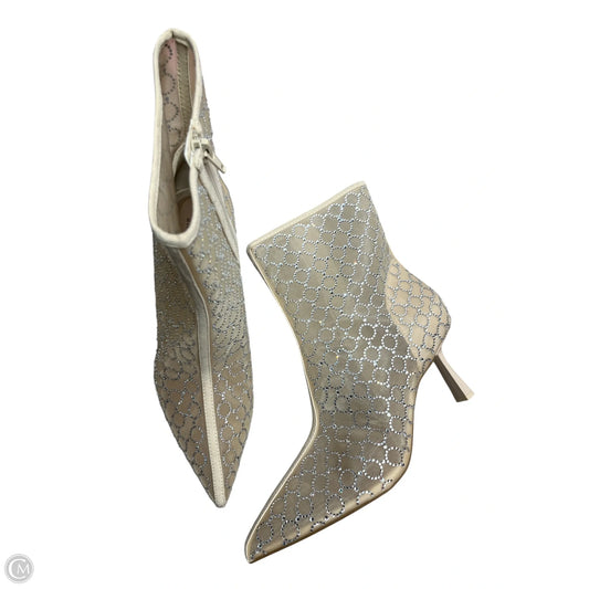 Boots Ankle Heels By Inc In Cream, Size: 9