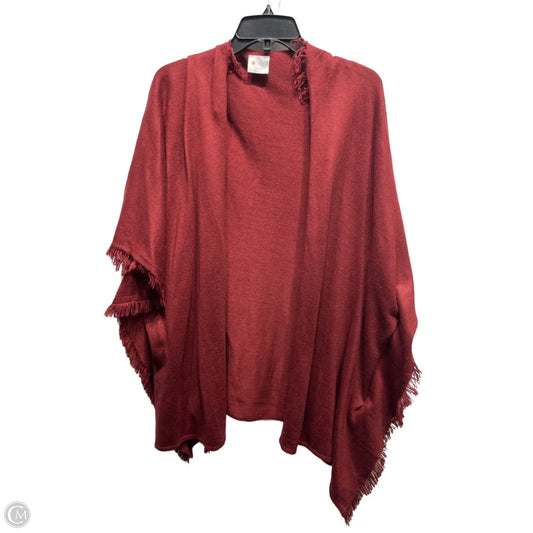 Kimono By Clothes Mentor In Maroon, Size: Osfm