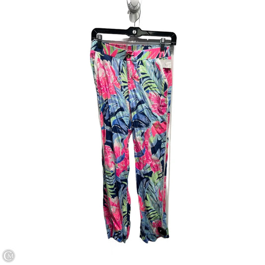 Pants Designer By Lilly Pulitzer In Blue & Pink, Size: Xxs