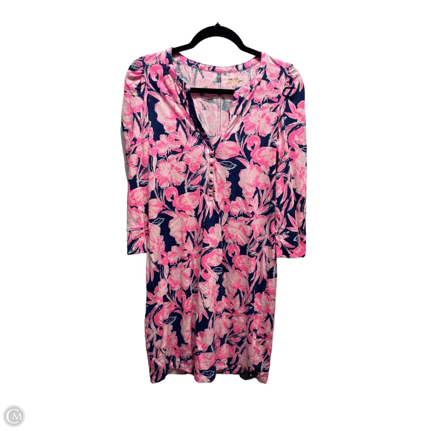 Dress Designer By Lilly Pulitzer In Blue & Pink, Size: Xs