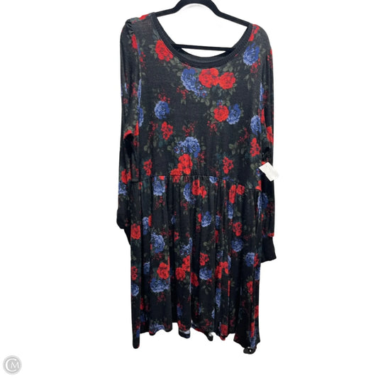 Dress Casual Short By Torrid In Black & Red, Size: 3x