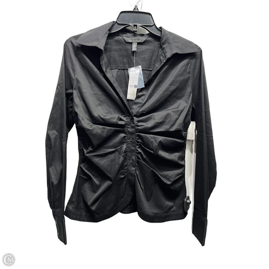 Top Long Sleeve By White House Black Market In Black, Size: 6