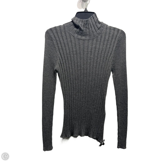 Top Long Sleeve By White House Black Market In Grey, Size: S