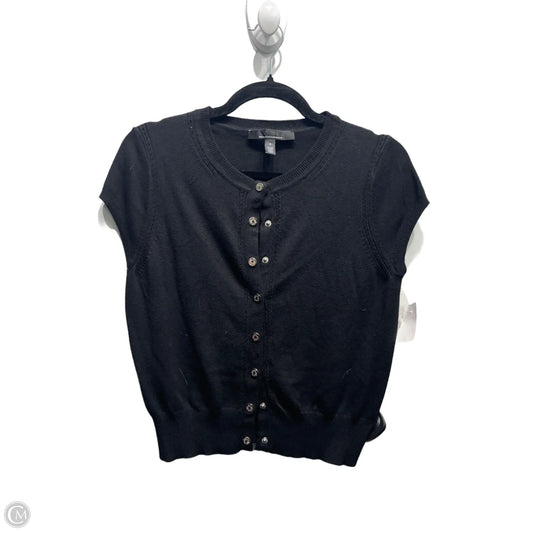 Top Short Sleeve By White House Black Market In Black, Size: S