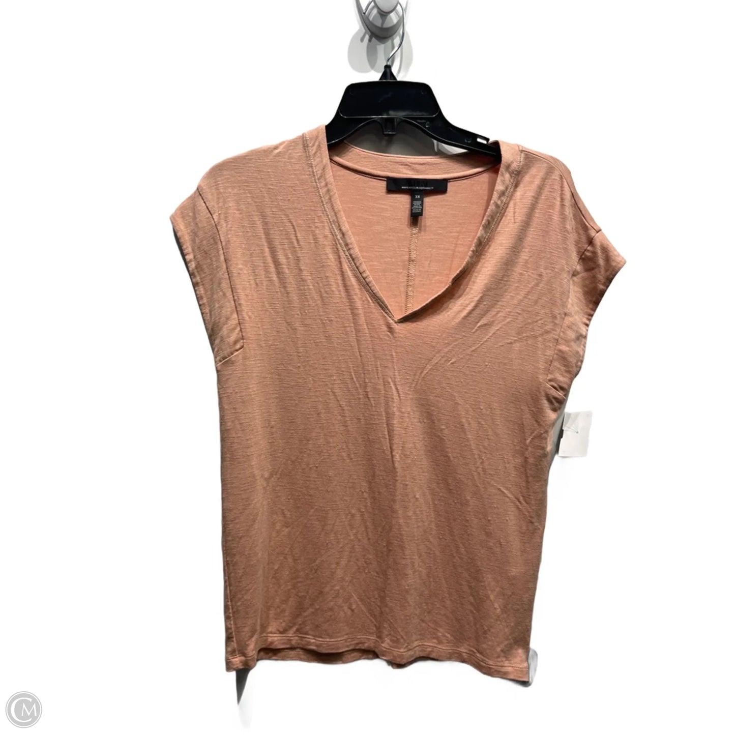 Top Short Sleeve By White House Black Market In Orange, Size: Xs