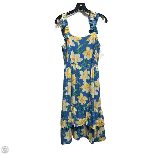 Dress Casual Short By Draper James In Blue & Yellow, Size: Xs