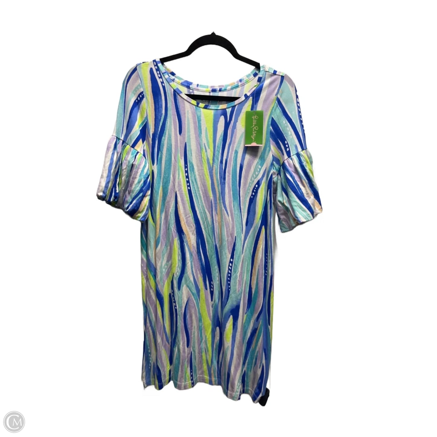 Dress Designer By Lilly Pulitzer In Blue & Green, Size: S