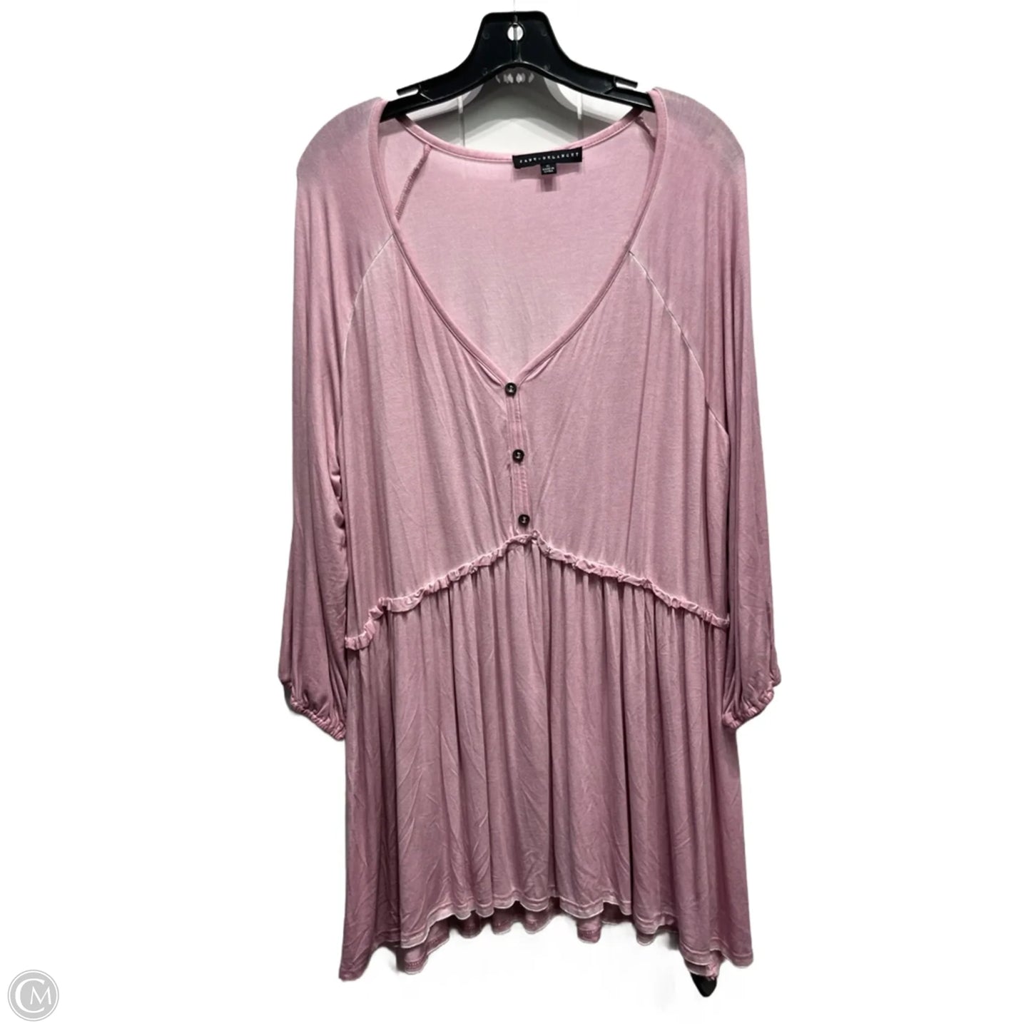 Top Long Sleeve By Jane And Delancey In Purple, Size: Xl