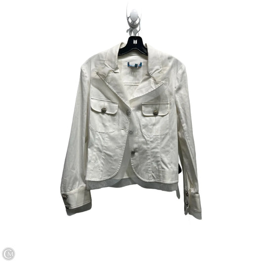 Jacket Other By Clothes Mentor In White, Size: S