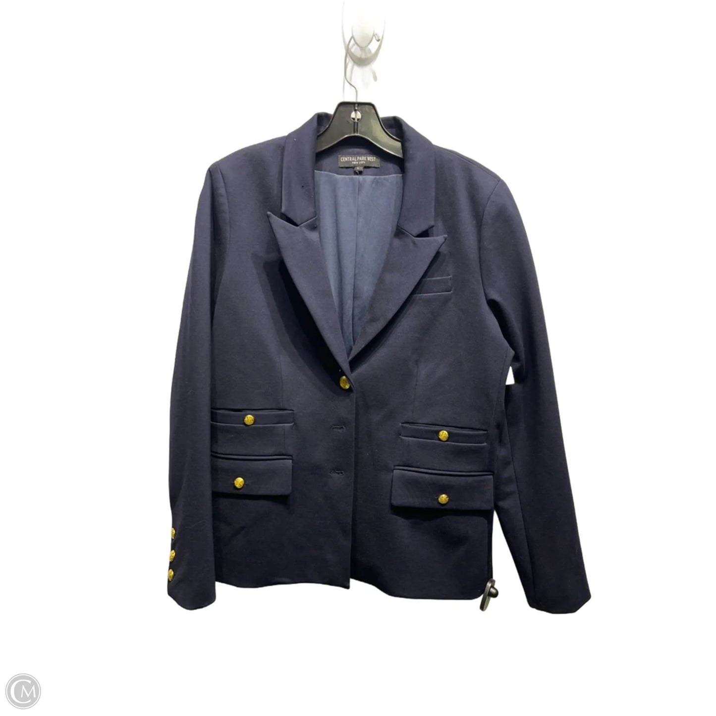 Blazer By central park west new york In Navy, Size: L