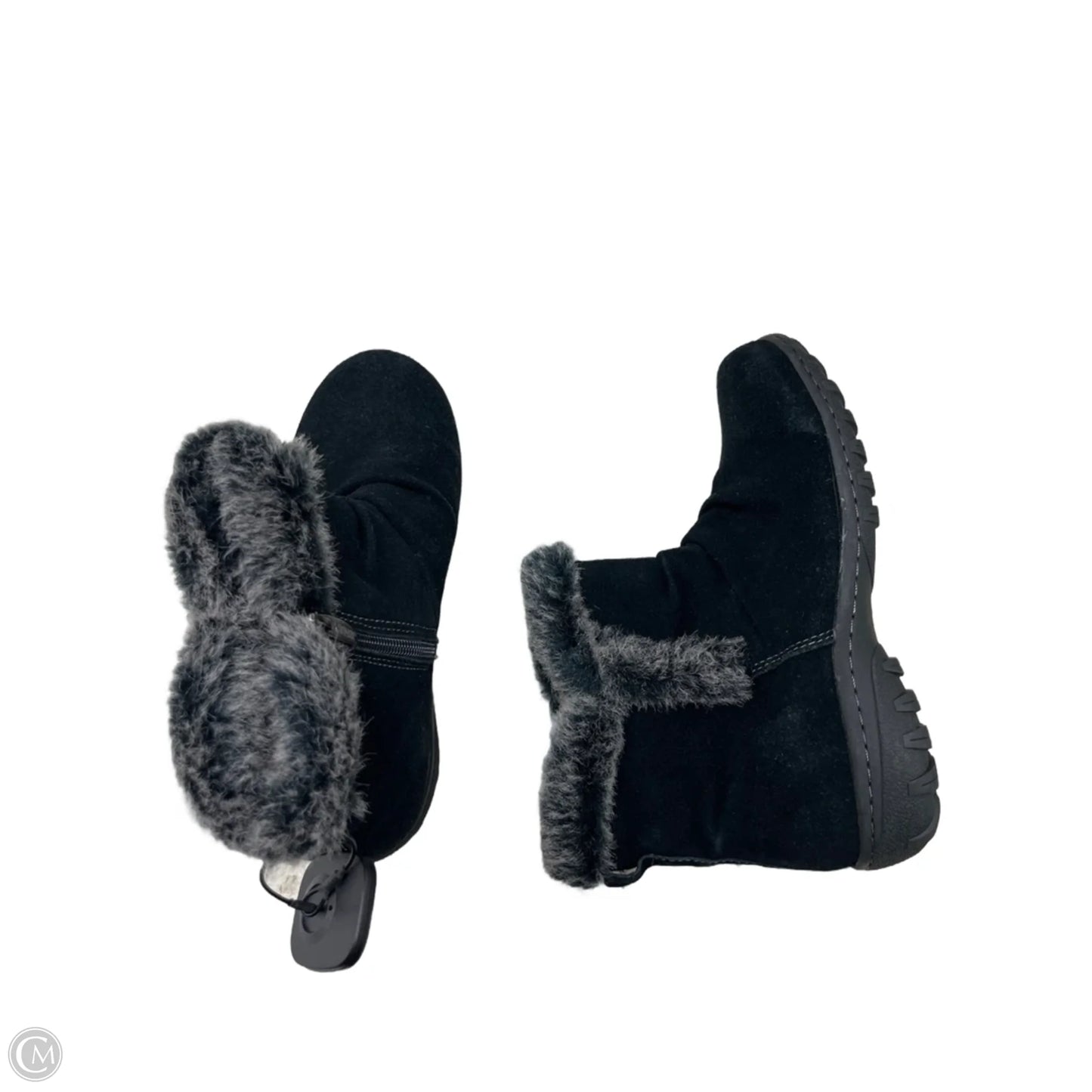 Boots Ankle Flats By Khombu In Black, Size: 8